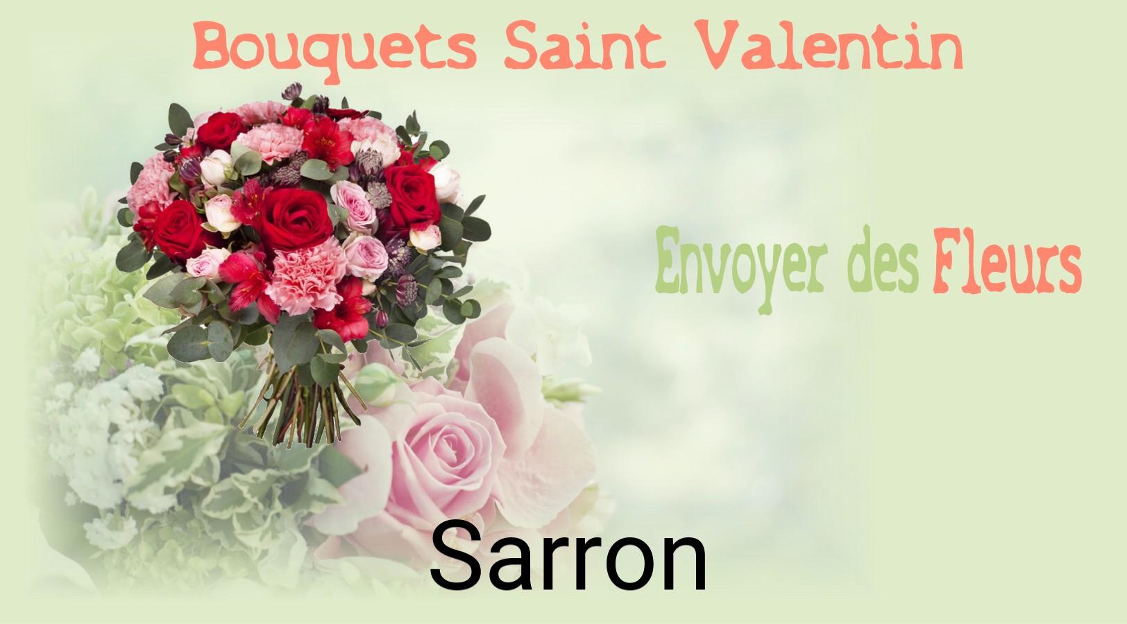 Roses de Saint-Valentin livrées à Sarron