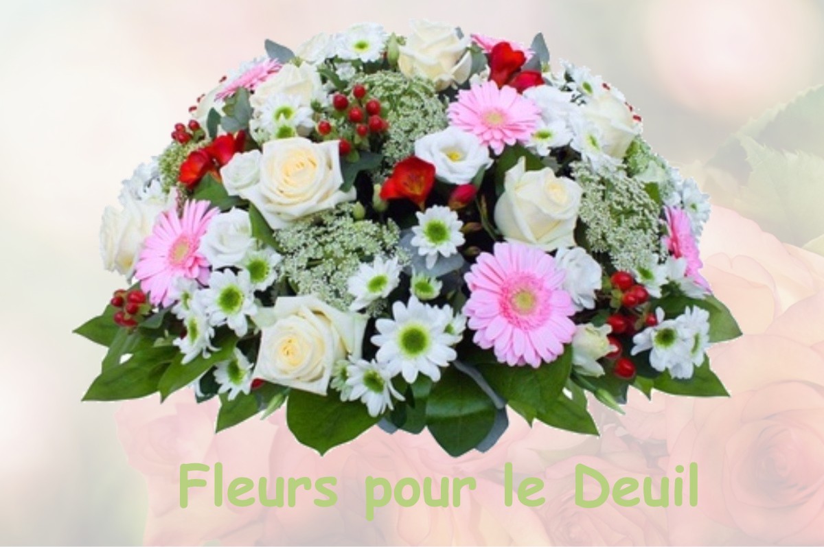 fleurs deuil SARRON